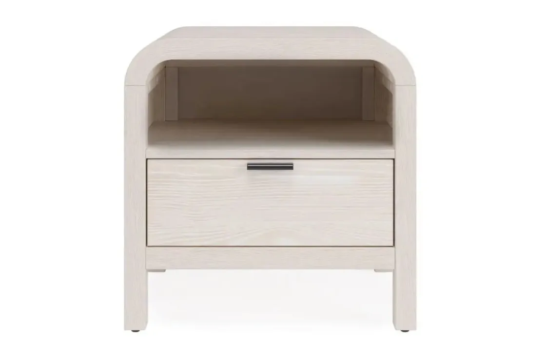 Mor Furniture Drake 2 Drawer Nightstand In Sugar