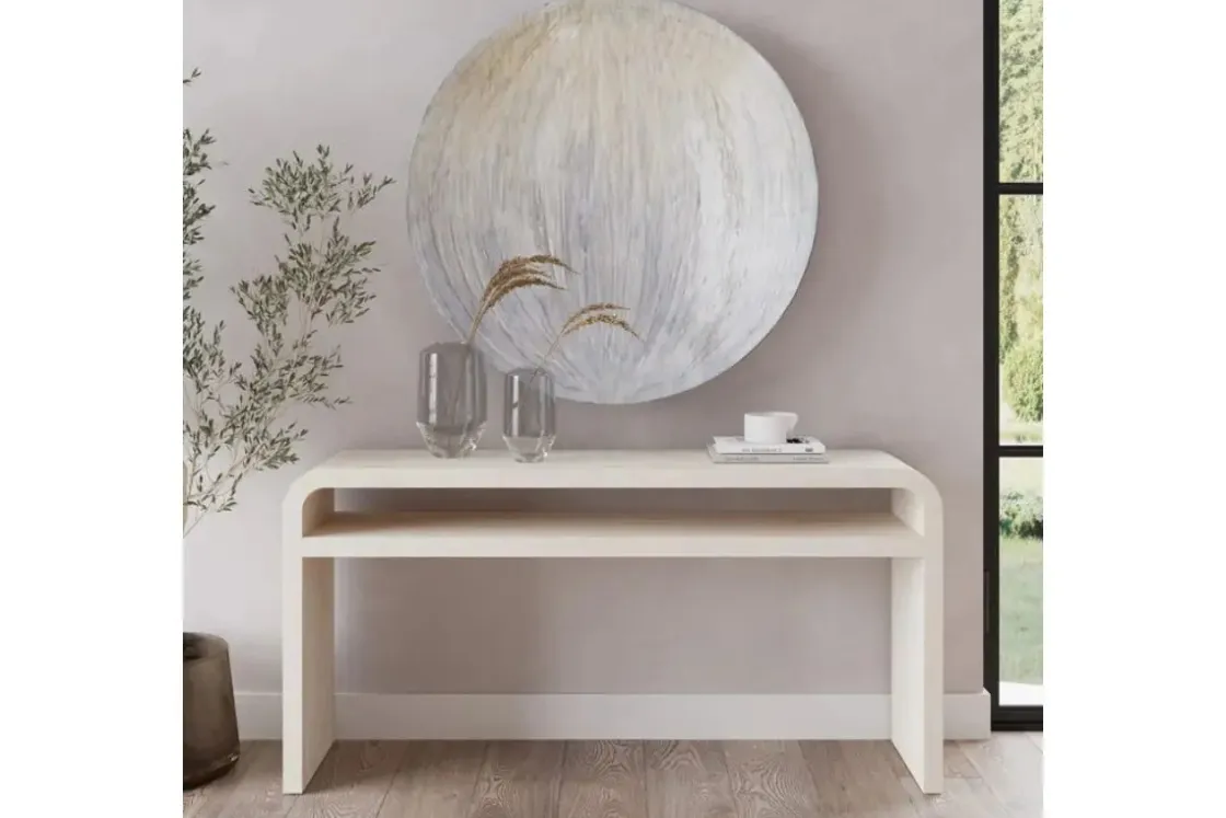 Mor Furniture Drake Console Table In Sugar