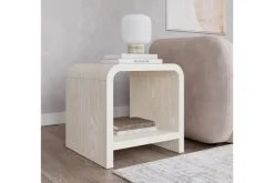 Mor Furniture Drake End Table In Sugar