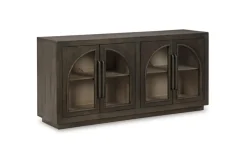 Mor Furniture Dreley Accent Console In Black/Natural
