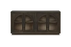 Mor Furniture Dreley Accent Console In Black/Natural