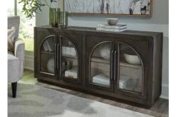 Mor Furniture Dreley Accent Console In Black/Natural