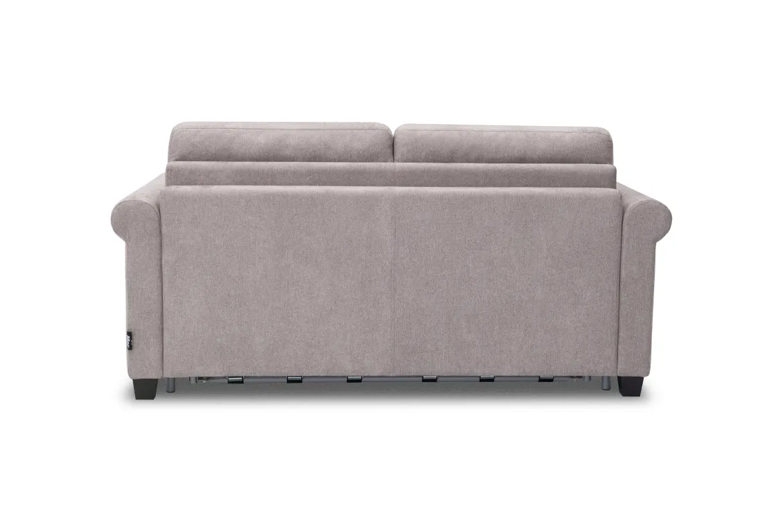 Mor Furniture Drew Full Sleeper Loveseat In Mistral Rabbit