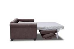 Mor Furniture Drew Full Sleeper Loveseat In Mistral Rabbit
