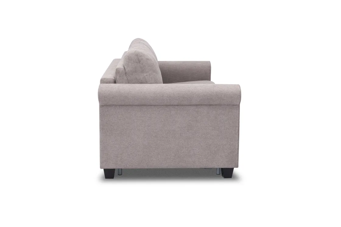 Mor Furniture Drew Full Sleeper Loveseat In Mistral Rabbit
