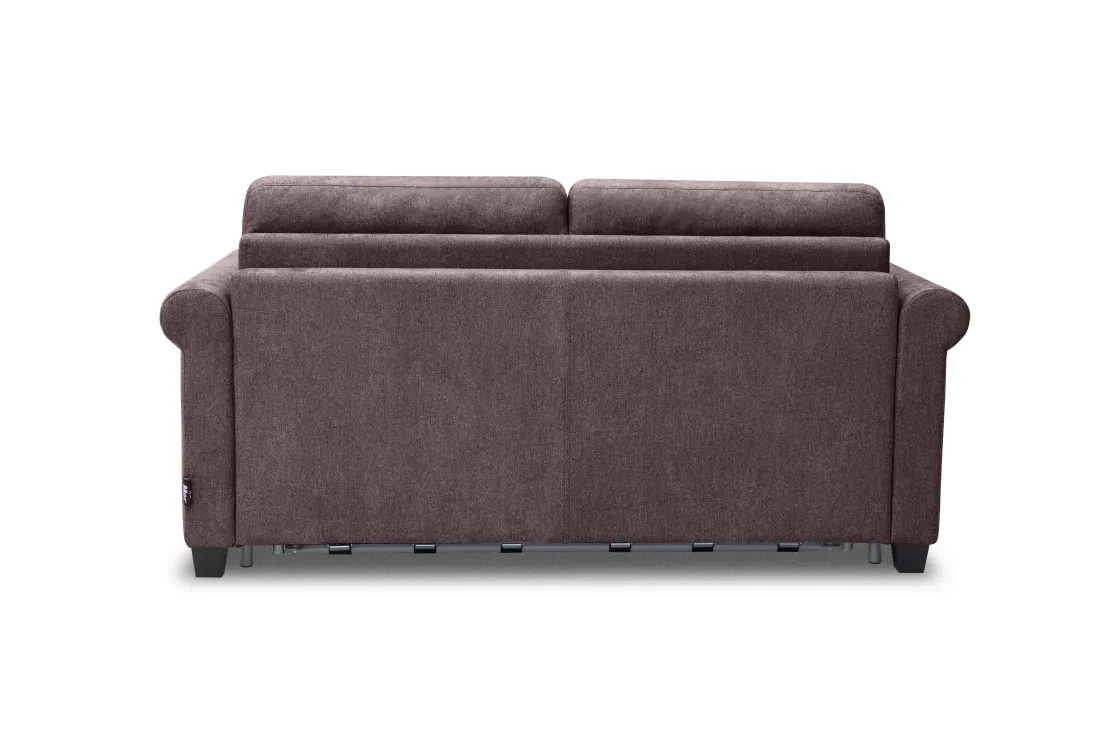 Mor Furniture Drew Full Sleeper Loveseat In Mistral Rabbit