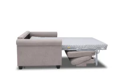Mor Furniture Drew Full Sleeper Loveseat In Mistral Rabbit