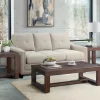 Mor Furniture Drew Ocassional Tables In Cherry, Set Of 3