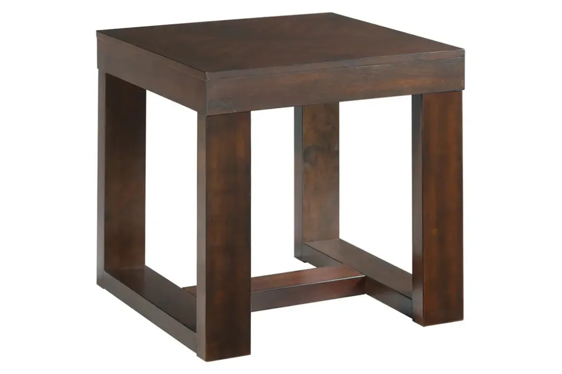 Mor Furniture Drew Ocassional Tables In Cherry, Set Of 3