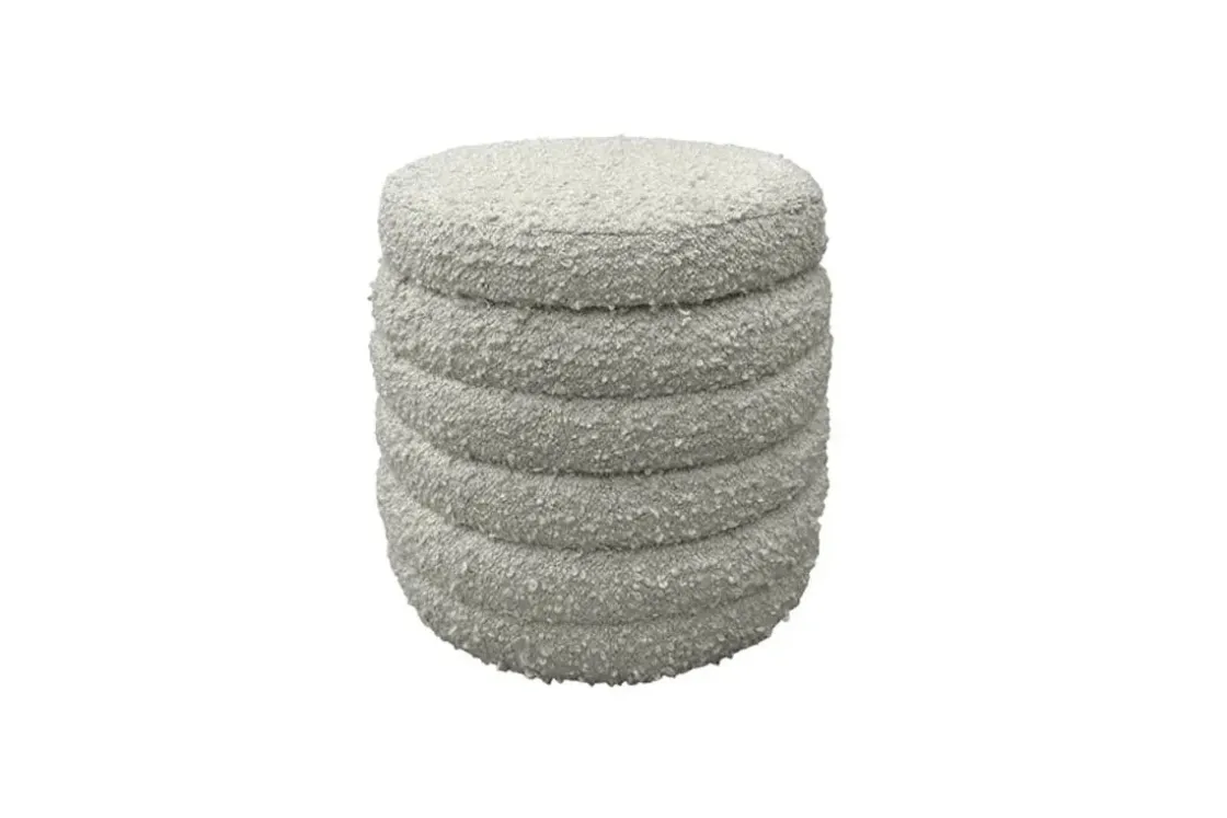 Mor Furniture Duntler Accent Ottoman In Ivory