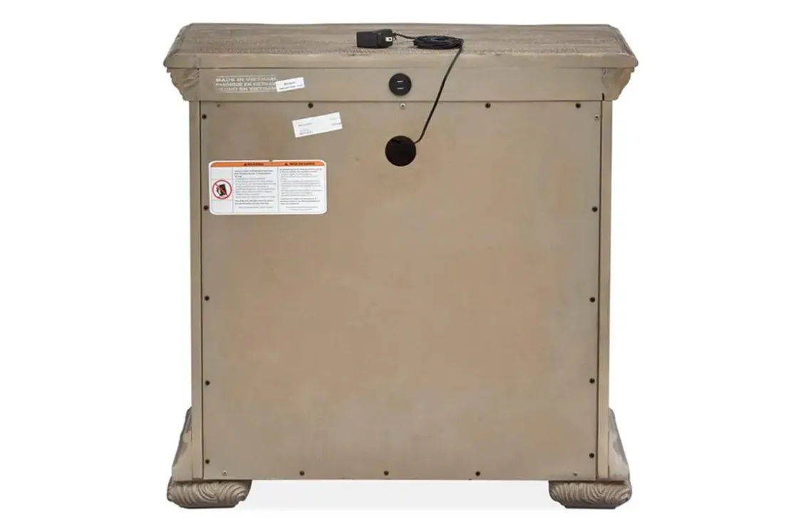 Mor Furniture Durango 3 Drawer Nightstand In Willadeene