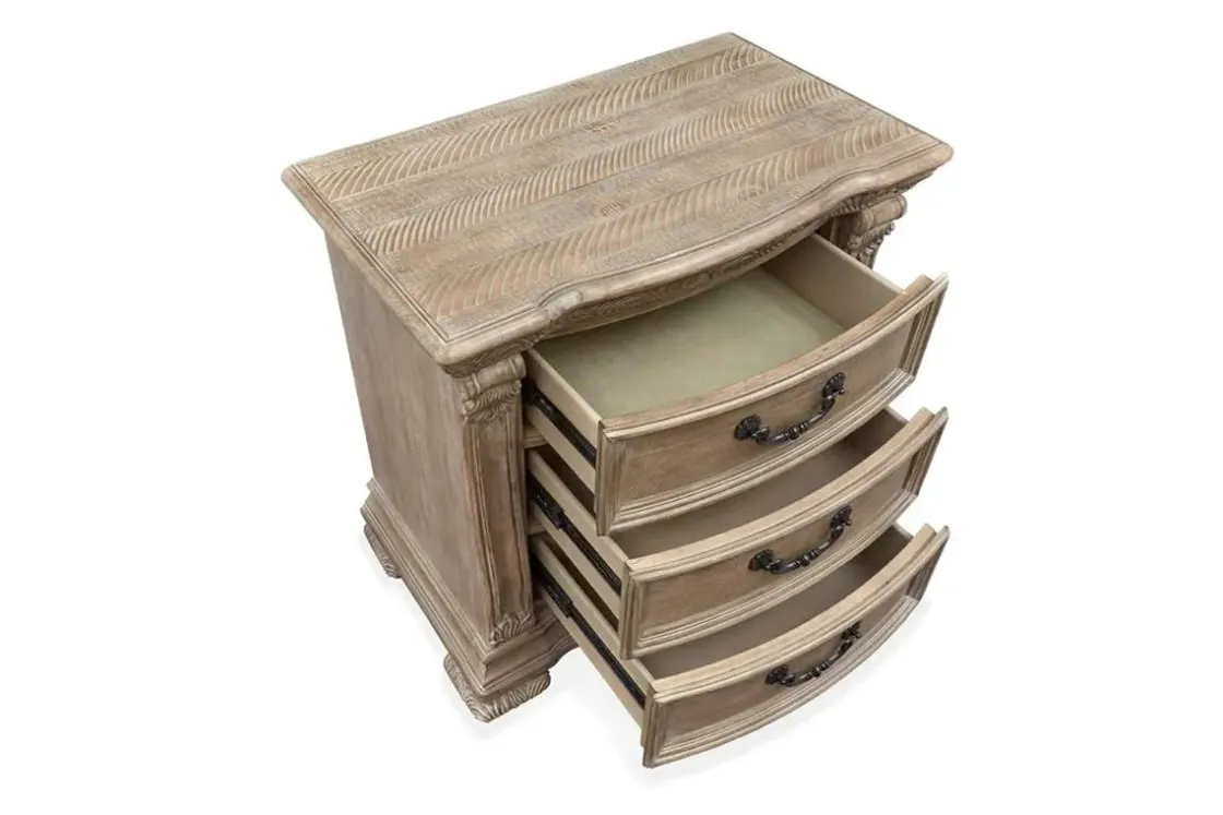 Mor Furniture Durango 3 Drawer Nightstand In Willadeene