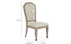 Mor Furniture Durango Dining Table & 6 Chairs In Fawn