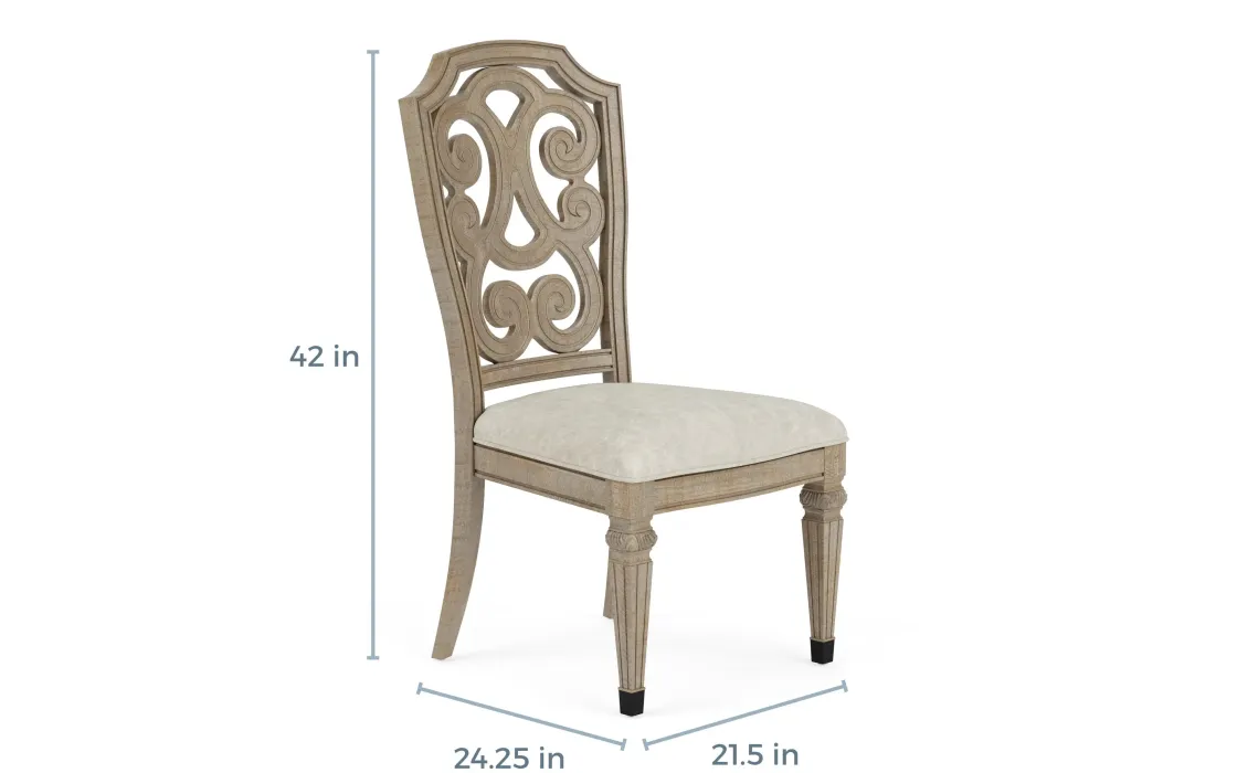Mor Furniture Durango Dining Table & 4 Side Chairs In Fawn