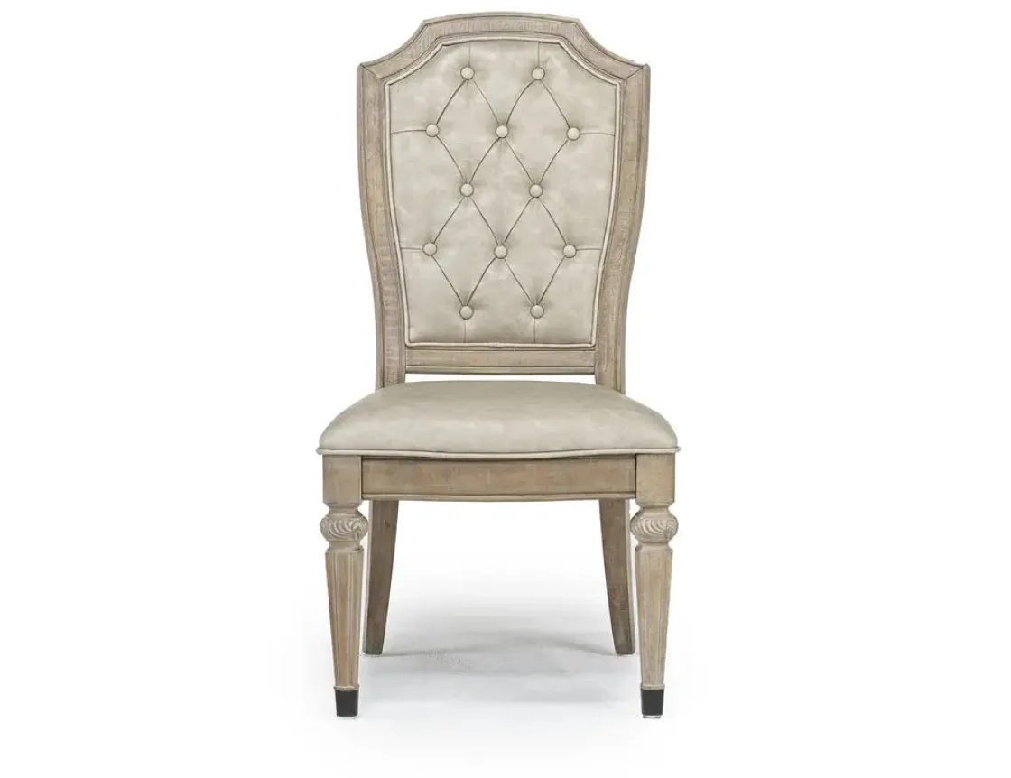 Mor Furniture Durango Dining Table, 6 Chairs & 2 Arm Chairs In Fawn