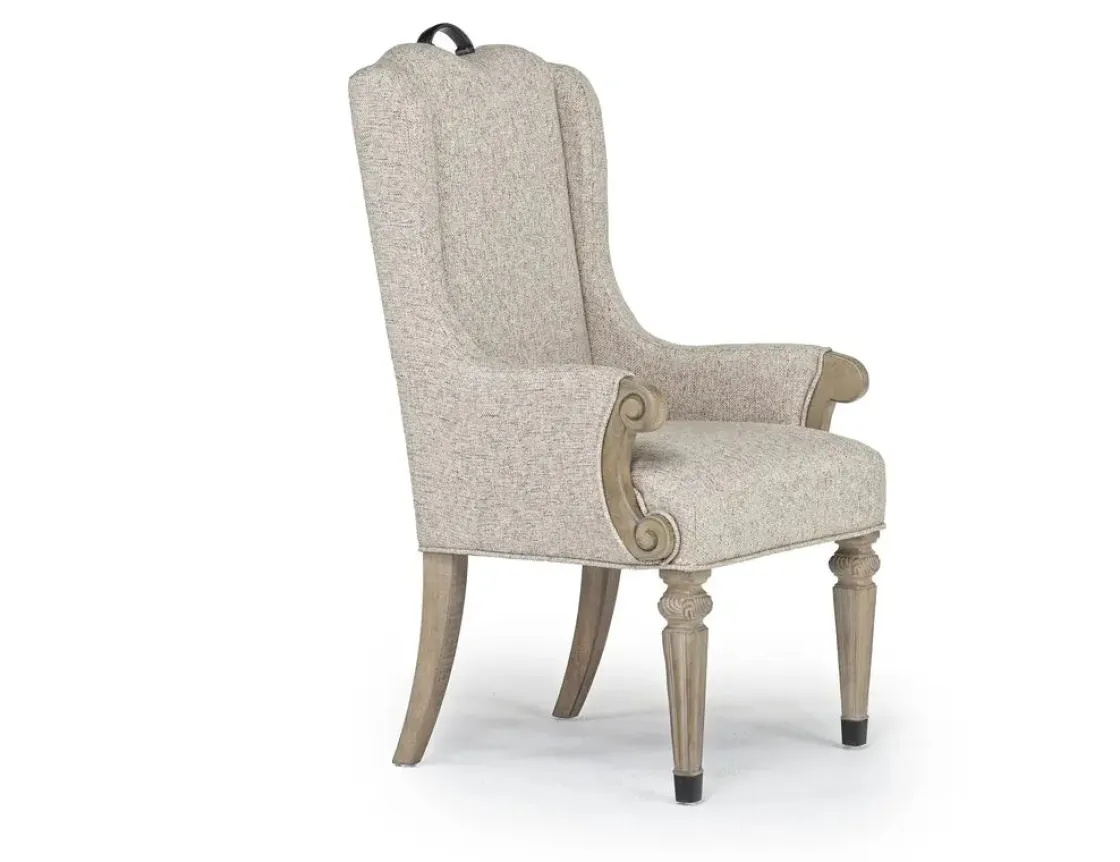 Mor Furniture Durango Dining Table, 6 Chairs & 2 Arm Chairs In Fawn