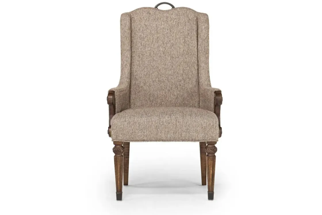 Mor Furniture Durango Dining Table, 6 Chairs & 2 Arm Chairs In Fawn