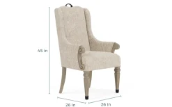 Mor Furniture Durango Dining Table, 6 Chairs & 2 Arm Chairs In Fawn