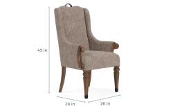 Mor Furniture Durango Dining Table, 6 Chairs & 2 Arm Chairs In Fawn