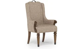 Mor Furniture Durango Dining Table, 4 Side Chairs & 2 Arm Chairs In Fawn