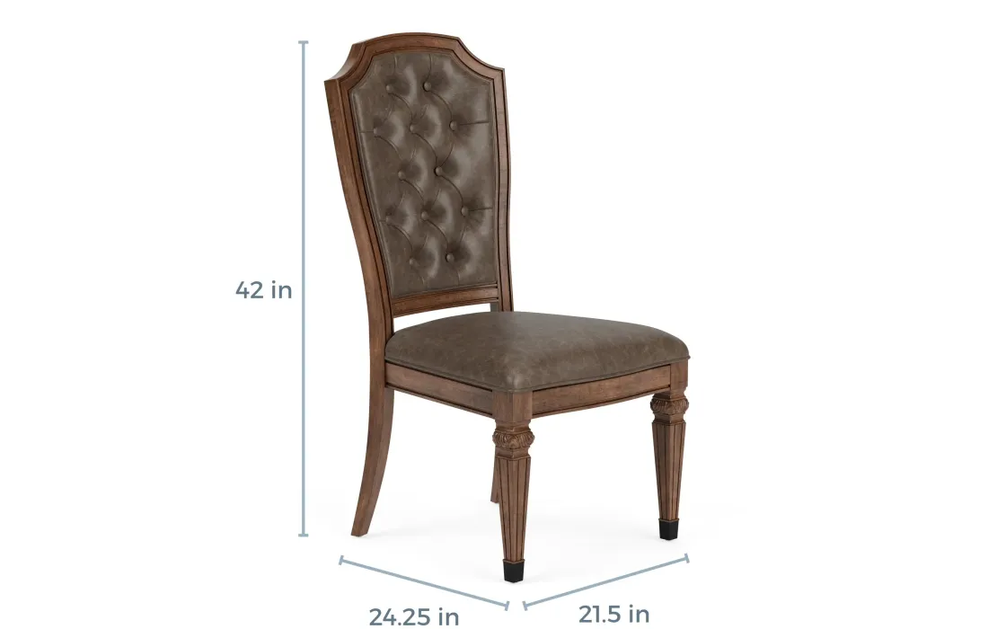 Mor Furniture Durango Dining Table, 4 Side Chairs & 2 Arm Chairs In Fawn