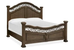 Mor Furniture Durango Panel Bed In Willadeene, Queen