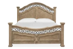 Mor Furniture Durango Panel Bed In Willadeene, Queen