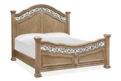 Mor Furniture Durango Panel Bed In Willadeene, Queen