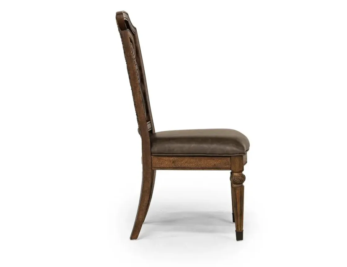 Mor Furniture Durango Side Chair In Fawn, Upholstered