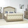 Mor Furniture Durango Sleigh Bed, Dresser, Mirror & 3 Drawer Nightstand In Fawn, Queen