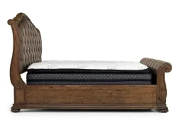 Mor Furniture Durango Upholstered Sleigh Bed In Fawn, Queen