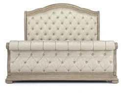 Mor Furniture Durango Upholstered Sleigh Bed In Fawn, Queen