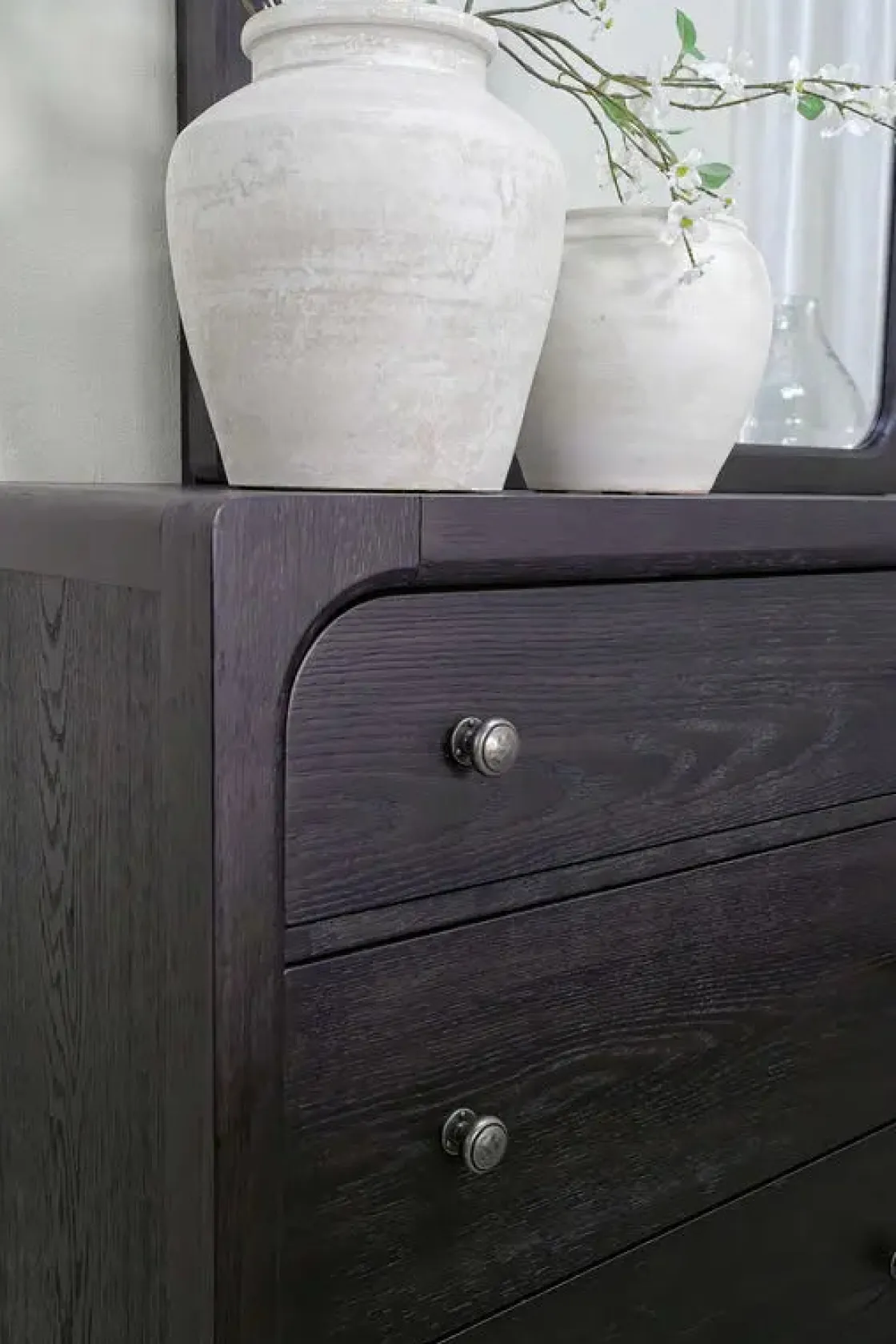 Mor Furniture Easton Upholstered Bed, Dresser, Mirror & Nightstand In , Ca King
