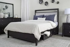 Mor Furniture Easton Upholstered Storage Bed In , Ca King