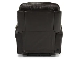 Mor Furniture Echo 3 Power Theater Recliner W/ Immersive Sound In Rainier Walnut Leather