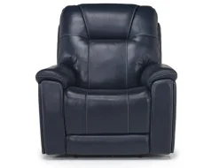 Mor Furniture Echo 3 Power Theater Recliner W/ Immersive Sound In Rainier Walnut Leather