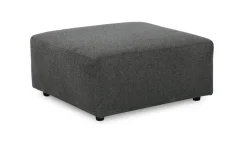 Mor Furniture Edenfield Oversized Ottoman In Charcoal