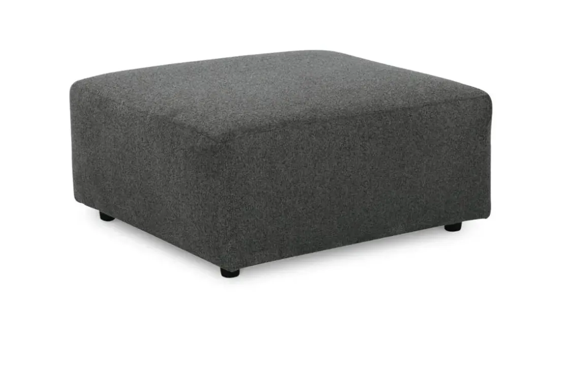 Mor Furniture Edenfield Oversized Ottoman In Charcoal