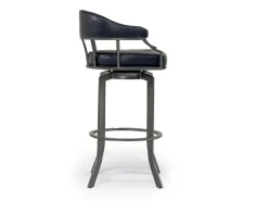 Mor Furniture Edy Barstool In Mineral & Black, Swivel
