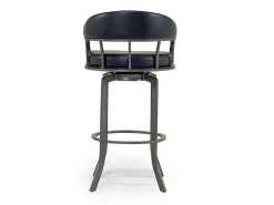 Mor Furniture Edy Barstool In Mineral & Black, Swivel