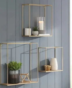 Mor Furniture Efharis Wall Shelves, Set Of 3