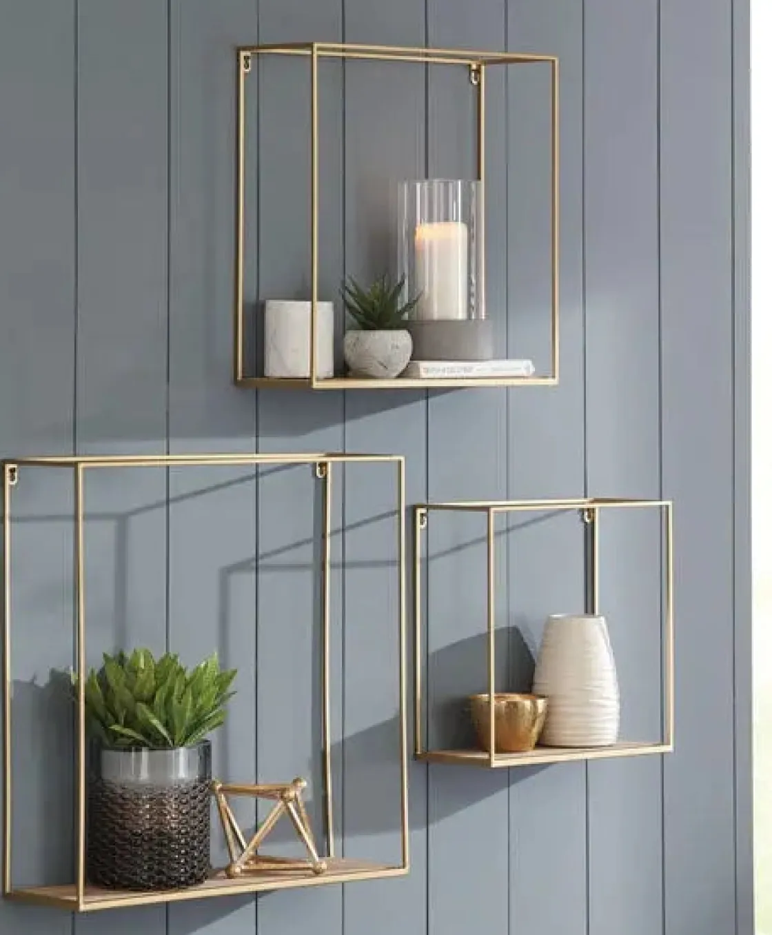 Mor Furniture Efharis Wall Shelves, Set Of 3