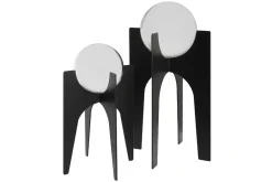Mor Furniture Ellianna Sculpture In Black, Set Of 2