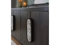 Mor Furniture Elliston Media Console In Espresso Brown