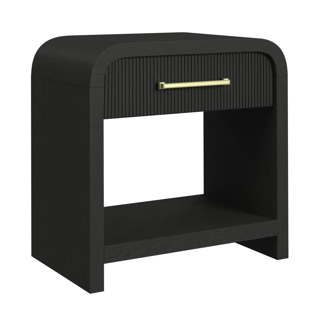 Mor Furniture Emberly 2 Drawer Nightstand In Black