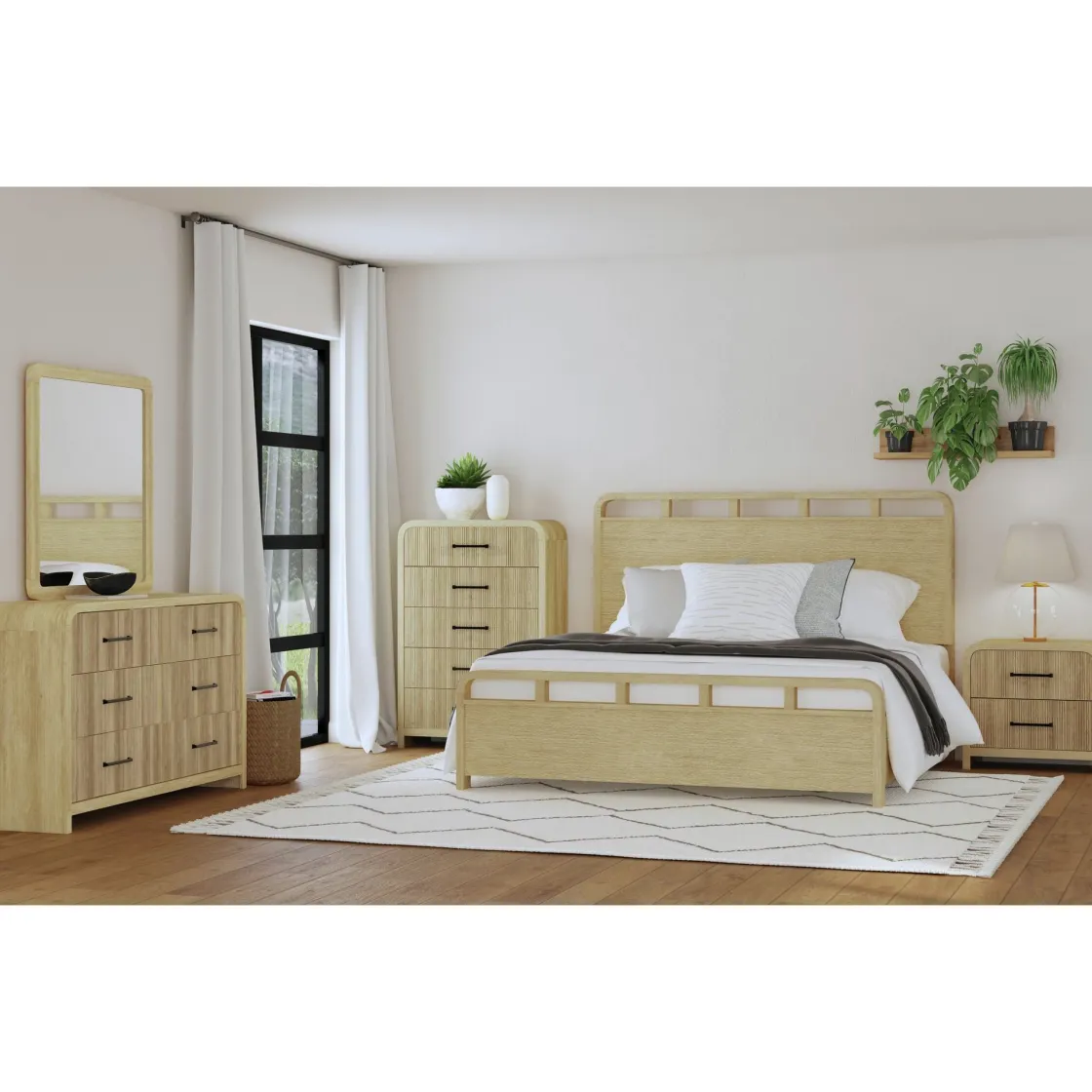 Mor Furniture Emberly 2 Drawer Nightstand In Black