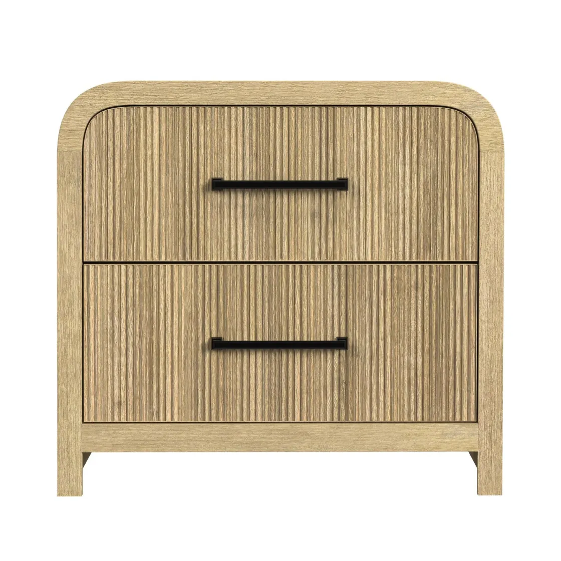 Mor Furniture Emberly 2 Drawer Nightstand In Black