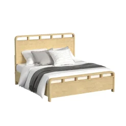 Mor Furniture Emberly Panel Bed In Natural, Twin