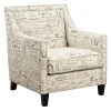 Mor Furniture Emery Accent Chair In French Script