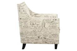 Mor Furniture Emery Accent Chair In French Script